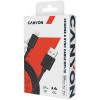 Кабель Lightning Canyon Charge & Sync USB-A to Lightning 2m Black (CNS-MFIC12B)