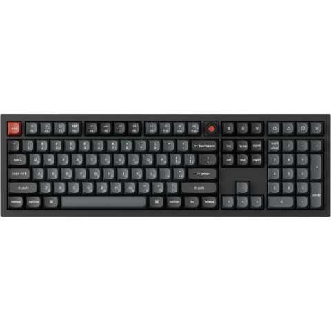 Клавіатура дротова Keychron V6 8K Keychron Super Red Switch Black RGB (V6W-D1-UA) Купити в Україні