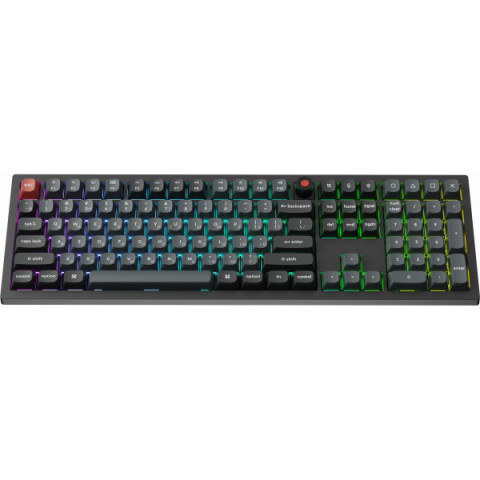 Клавіатура дротова Keychron V6 8K Keychron Super Red Switch Black RGB (V6W-D1-UA) Купити в Україні