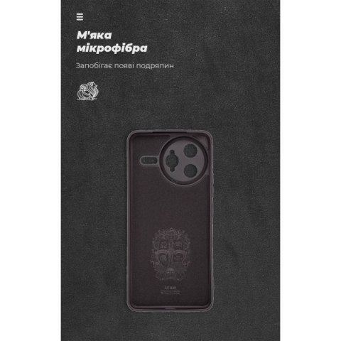 Чохол ArmorStandart ICON для Xiaomi Poco F7 Ultra Camera cover Black (ARM85217)