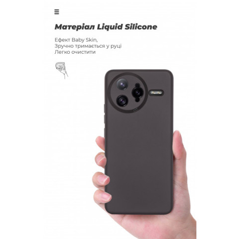 Чохол ArmorStandart ICON для Xiaomi Poco F7 Ultra Camera cover Black (ARM85217)