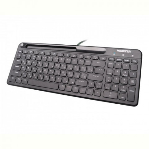 Клавiатура Maxxter KB-01B-UA Black