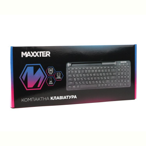 Клавiатура Maxxter KB-01B-UA Black