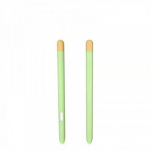 Чохол Goojodoq Matt 2 Golor TPU для стилуса Samsung Tab S7 11 T870 T875 S7 Plus 12.4 T970 T975 Green/Yellow (1005002873531246S7GY)
