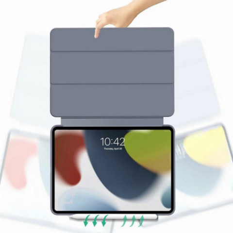 Чохол-книжка BeCover Tri Fold Soft TPU Silicone для Apple iPad Pro Pro 13" M4 2024 Purple (711754)