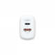 Мережевий зарядний пристрій ArmorStandart Poweraze 20W GaN Type-C + USB-A White (ARM87066)