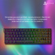Ігрова магнітна клавіатура Ajazz AK680 V2 Ice Island Magnetic Switch (AK680-V2-I-S-W) Купити в Україні