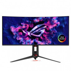 Монітор Asus 34" ROG Swift OLED PG34WCDN 2xHDMI, DP, USB-C, 3xUSB, Audio, QD-OLED, 3440x1440, 21:9, 360Hz, 0.03ms, DCI-P3 99%, CURVED, G-SYNC, FreeSync, HAS, HDR500