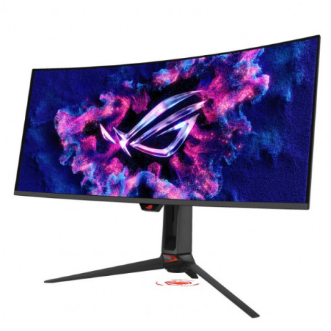 Монітор Asus 34" ROG Swift OLED PG34WCDN 2xHDMI, DP, USB-C, 3xUSB, Audio, QD-OLED, 3440x1440, 21:9, 360Hz, 0.03ms, DCI-P3 99%, CURVED, G-SYNC, FreeSync, HAS, HDR500
