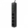 Мережевий фільтр Proove Power Strip P-04 (4 розетки + 4 USB + 2 Type-C) 2М black Купити в Україні