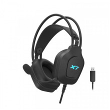 Гарнітура A4-Tech XH-200 USB, колір чорний