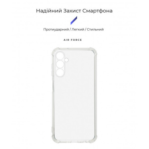 Чохол ArmorStandart Air Force для Samsung M14 5G (M146) Camera cover Clear (ARM66678)
