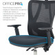 Крісло офісне OfficePro Aero OC490B Black Купити в Україні