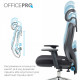 Крісло офісне OfficePro Aero OC490B Black Купити в Україні