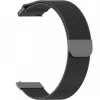 Ремінець BeCover Milanese Style для Xiaomi Amazfit Bip (20mm) Lite/Bip S Lite/GTR 42mm/GTS/TicWatch S2/TicWatch E/GTS 3/GTS 2 mini Black (707679)