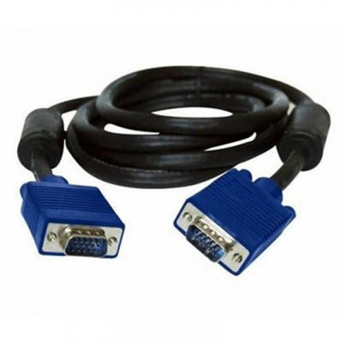 Кабель Atcom (9152) VGA-VGA HD15M/HD15M с 2-ма фер. кільцями 15м чорний