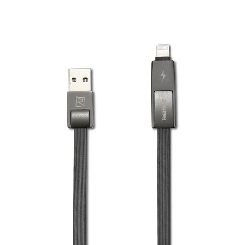 Кабель Remax RC-042t Strive Lightning/microUSB, 1м Black (6954851272939)