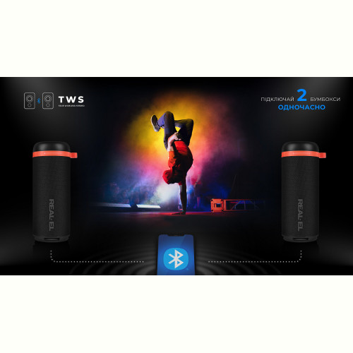 Акустична система REAL-EL X-711 Black