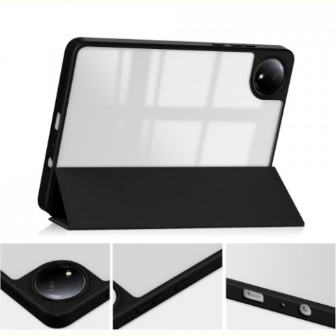 Чохол-книжка BeCover Soft Edge TPU для Xiaomi Redmi Pad SE 8.7 Black (712564)