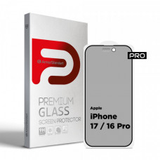 Захисне скло ArmorStandart Pro Anti-spy Matte для Apple iPhone 17 / 16 Pro (ARM86420)
