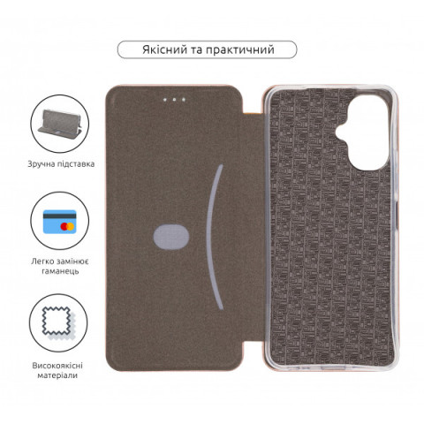 Чохол-книжка ArmorStandart G-Case для Infinix Smart 10 4G Rose Gold (ARM87816)
