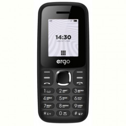 Мобiльний телефон Ergo B184 Dual Sim Black