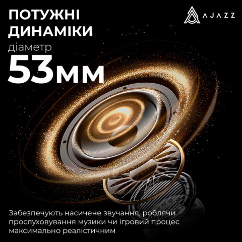 Бездротова ігрова гарнітура Ajazz AHM08 MAX Gray White (AHM08-MAX-GW) Купити в Україні