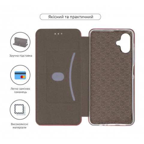 Чохол-книжка ArmorStandart G-Case для Samsung A06 (A065) Marsala (ARM80729)