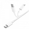 Кабель SkyDolphin S57T PD 18W USB Type C - USB Type-C 1м, White (USB-000546)