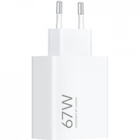 Зарядний пристрій Xiaomi 67W HyperCharge USB-A White (BHR07SKEU)