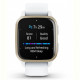 Смарт-годинник Garmin Venu Sq 2 White/Cream Gold (010-02701-81)