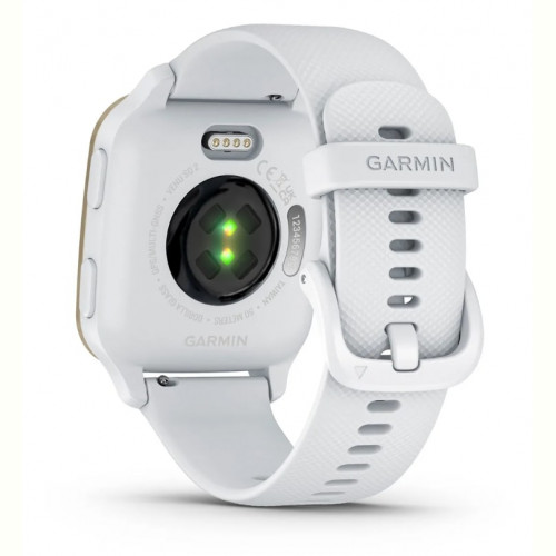 Смарт-годинник Garmin Venu Sq 2 White/Cream Gold (010-02701-81)