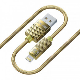 Кабель Luxe Cube Premium USB-Lightning, 1м, золотий (8886668686150)