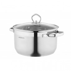 Каструля зі скляною кришкою Ardesto Gemini Bari, 3.2л, нержавіюча сталь