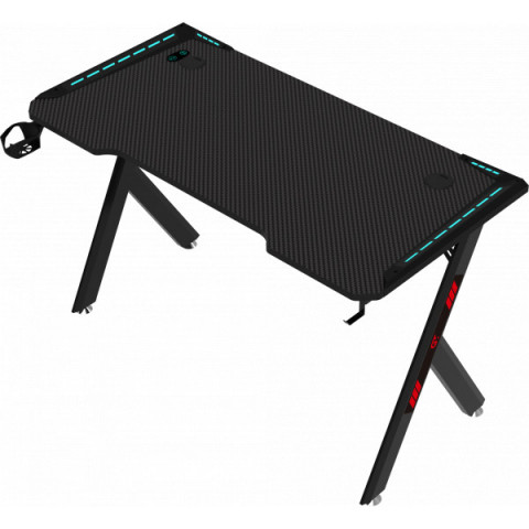 Геймерський комп'ютерний стіл GT Racer T-1249 (120x60x73) Black