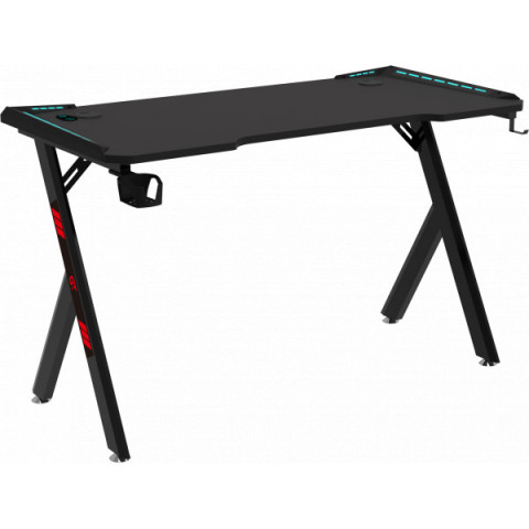 Геймерський комп'ютерний стіл GT Racer T-1249 (120x60x73) Black