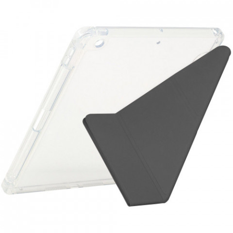 Чохол-книжка BeCover Ultra Slim Origami Transparent з кріпленням Apple Pencil для Apple iPad 10.2 2019/2020/2021 Black (711098)