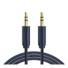 Кабель Cabletime Audio 3.5 mm M - 3.5 mm M, 1 m, Black, 3 pin (CF15H)