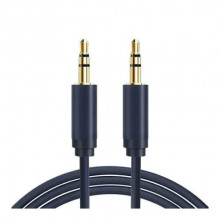 Кабель Cabletime Audio 3.5 mm M - 3.5 mm M, 1 m, Black, 3 pin (CF15H)