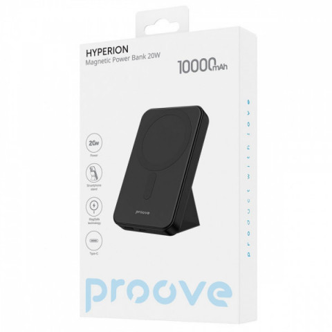 Портативна Батарея Proove Hyperion 20W 10000mAh black Купити в Україні