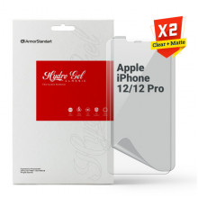 Набір гідрогелевої плівки ArmorStandart Clear + Matte для Apple iPhone 12/12 Pro (ARM66851)
