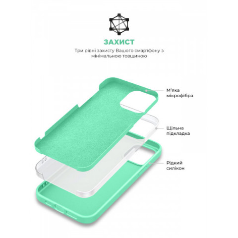 Чохол ArmorStandart ICON2 Case для Apple iPhone 14 Succulent (ARM63591)