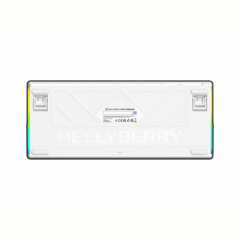 Клавіатура бездротова Hator Hellyberry HK75 Wireless White/Violet
