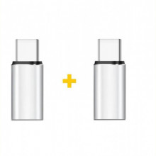 Адаптер XoKo AC-025 USB Type-C-Lightning Silver 2шт. (XK-AC025-SL2)