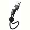 Кабель Hoco X35 USB - Lightning, 0.25м, Black (X35LB0.25)