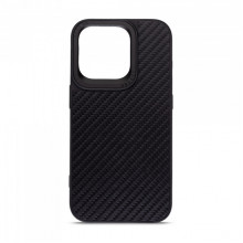 Чохол Harder Carbon Pattern для Apple iPhone 14 Pro Black (ARM76779)