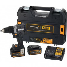 Шурупокрут-дриль ударний акумуляторний DeWALT McLaren F1 TEAM LIMITED EDITION 18В 2х5А·год 90Нм 0-450·0-1650об/хв кейс ЗП 1.34кг