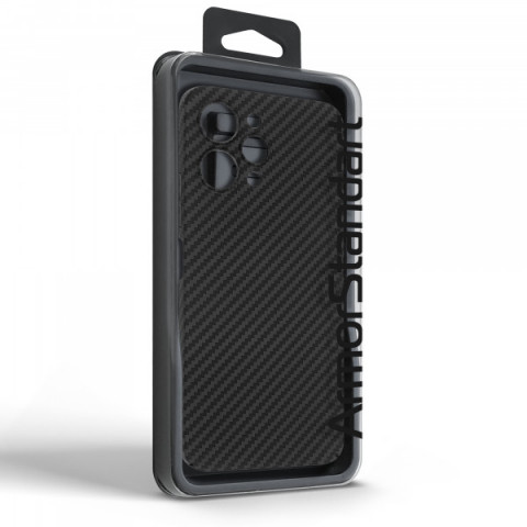Чохол ArmorStandart LikeCarbon для Xiaomi Redmi 12 4G Black (ARM71941)