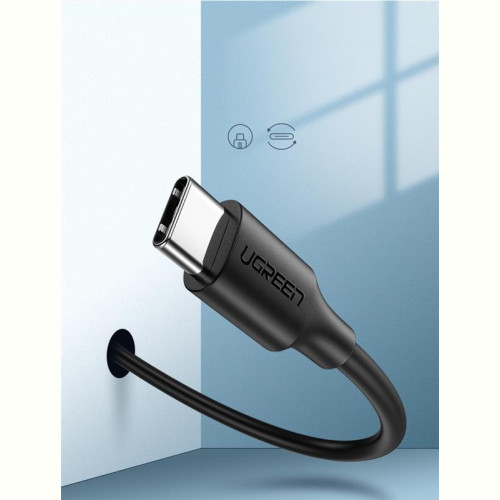 Кабель Ugreen US287 USB - USB-C, 1.5м, Black (60117)