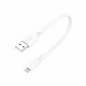 Кабель Foneng X107 USB - Lightning (M/M), 2.4 A, 0.25 м, White (X107-CA-IP)